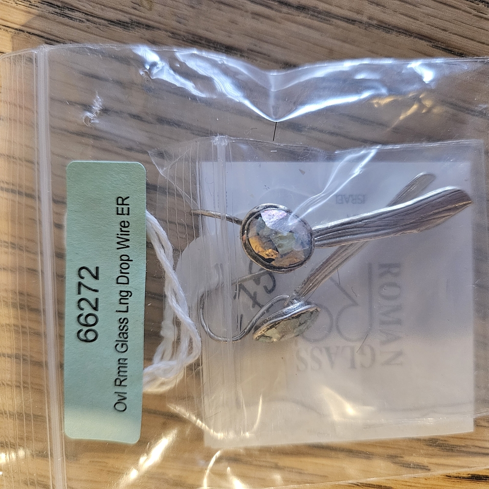 Roma Silver Drop Earrings